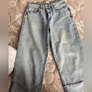 Boyfriend style, soft as butter and light.